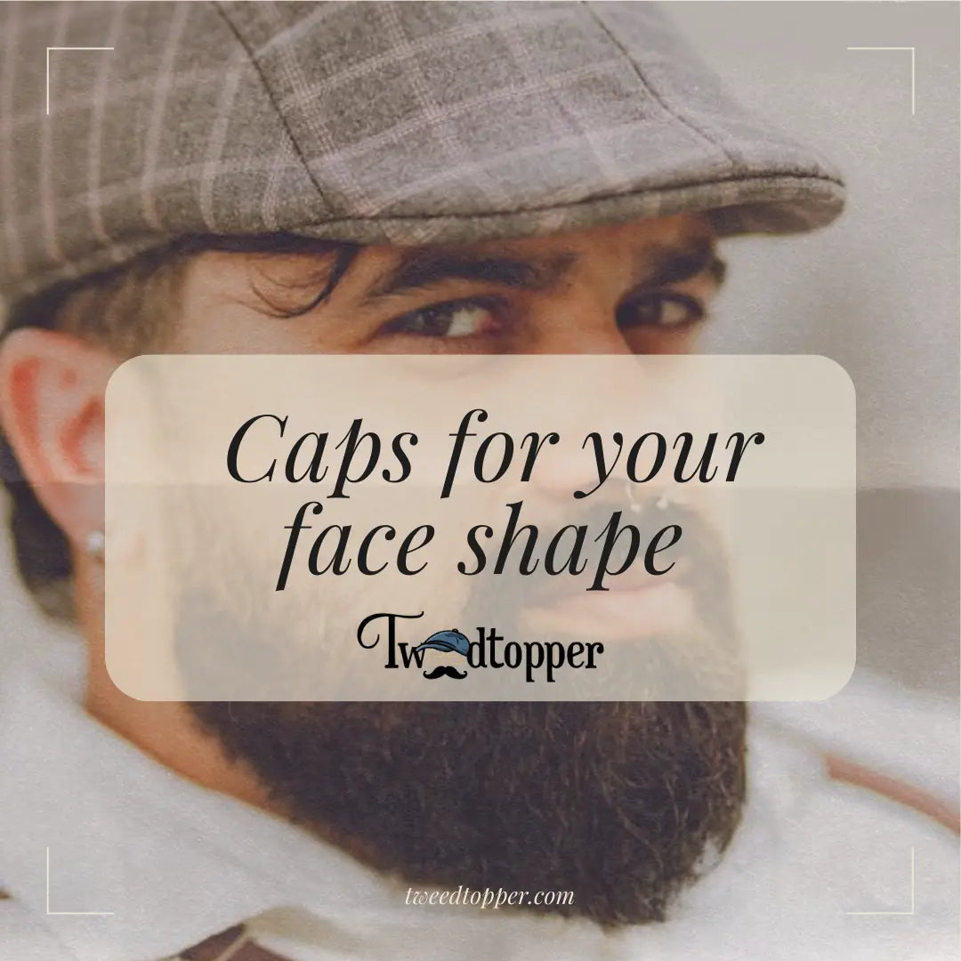 Man wearing a hat he has chosen based on his face shape